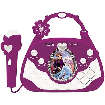 Lexibook Frozen Hudební reproduktor s mikrofonem, měničem hlasu a kabelem (3380743085500)