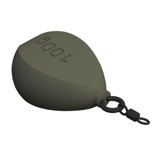 Suretti Zátěž kaprové ploché s očkem a obratlíkem - 100g,Suretti Zátěž kaprové ploché s očkem a obratlíkem - 100g