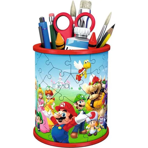 Ravensburger 3D Puzzle 112555 Stojan na tužky Super Mario 54 dílků