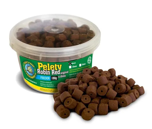 Chyť a pusť Pelety Robin Red original carp s dírou 150g,Chyť a pusť Pelety Robin Red original carp s dírou 150g