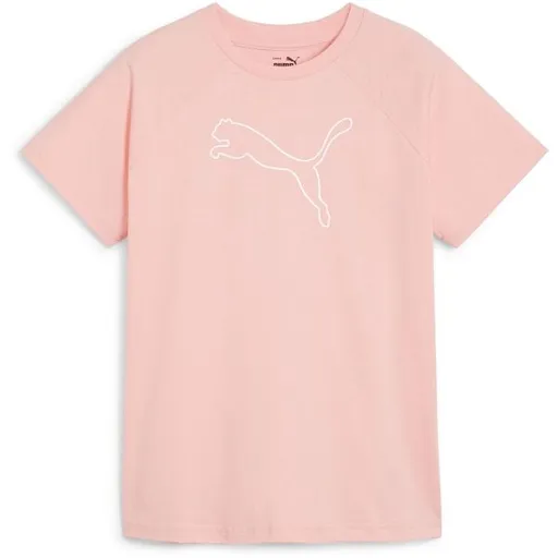 Puma MOTION TEE Dívčí sportovní triko, růžová, velikost