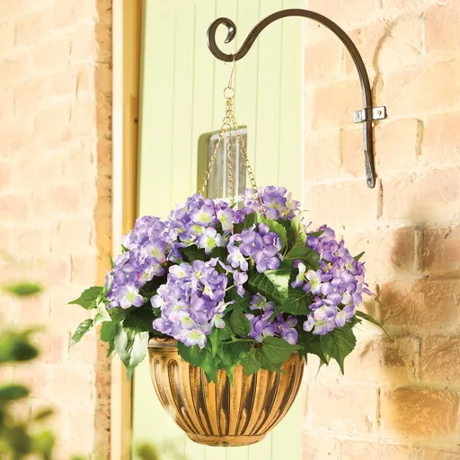 Horterzie v závěsném květináči