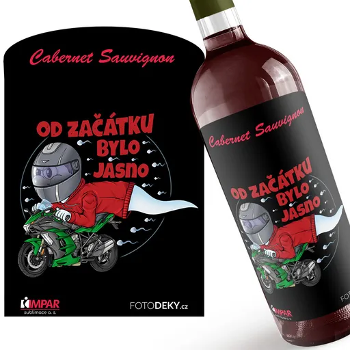 Víno Motorkářská spermie (Druh Vína: Červené víno)