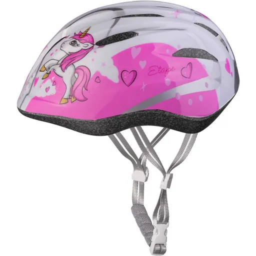 Etape REBEL JR Dětská cyklistická přilba, bílá, velikost (52 - 56)