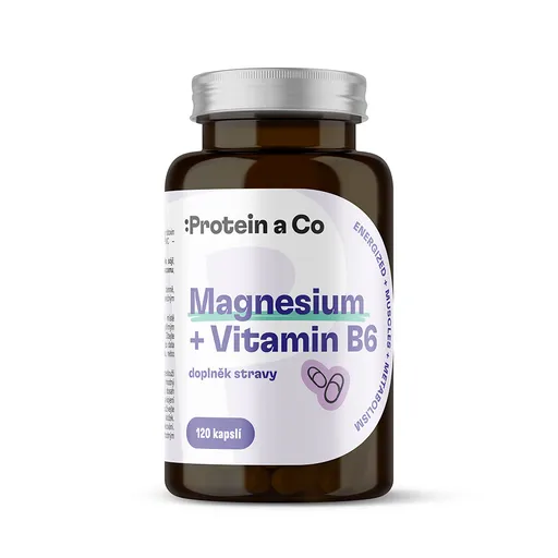 Protein a Co Magnesium bisglycinát + B6 120 kapslí