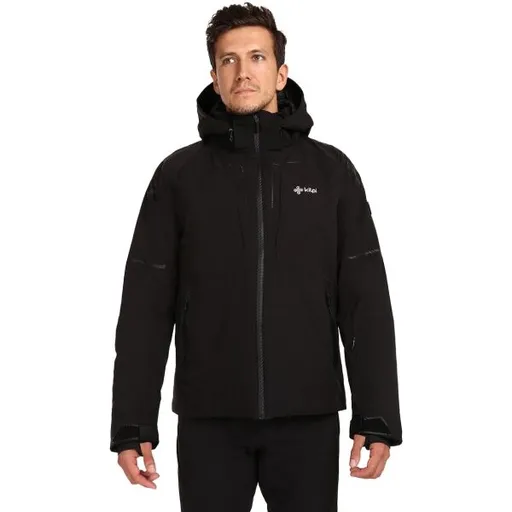 KILPI TURNAU Pánská lyžařská bunda, černá, velikost XXXL