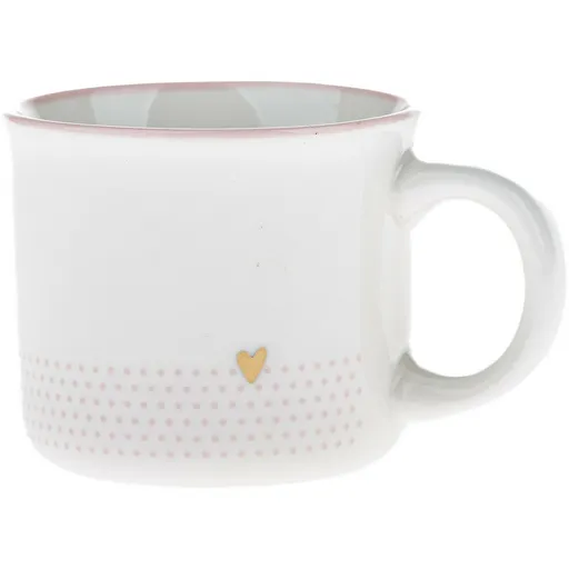 Porcelánový hrnek Zlaté srdíčko 100 ml