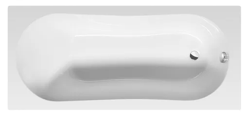 AQUALINE JIZERA vana 160x70x39cm, bílá G1670