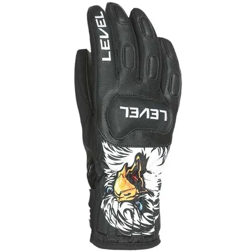 Level RACE JR Dětské rukavice, černá, velikost