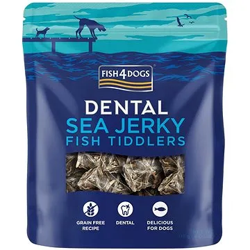 FISH4DOGS Dentální pamlsky pro psy mořská ryba - rybičky 115 g (5056008811242)