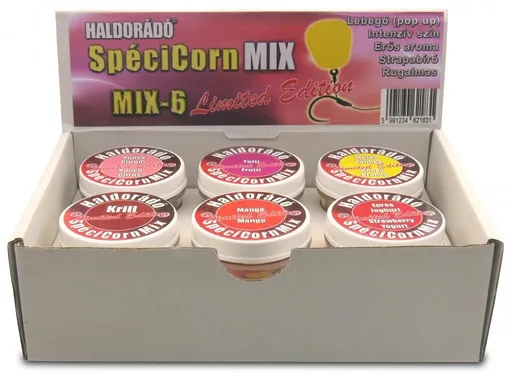 Haldorádó gumová kukuřice spécicorn mix limited edition 16 ks 10+15 mm - mix 6 ks příchutí
