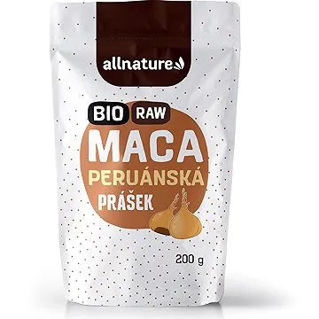 Allnature Maca peruánská prášek BIO RAW 200 g (8594182002324)