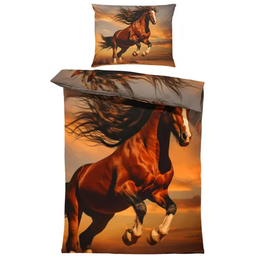 Povlečení Divoký kůň (Rozměr : 1x150/200 + 1x60/50)