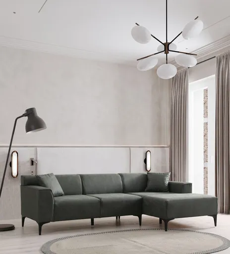 Rohová sedací souprava New Petra R Corner - Green