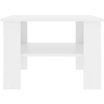 Konferenční stolek bílý 60x60x42 cm dřevotříska (800207)