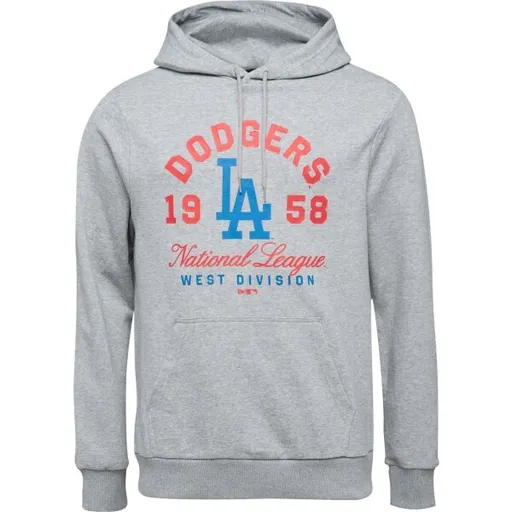 New Era LA DODGERS MLB WORDMARK HOODIE Pánská mikina, šedá, velikost