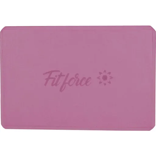 Fitforce YOGA BLOCK Yoga blok, růžová, velikost