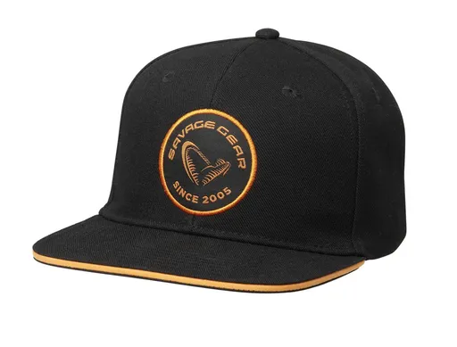 Savage Gear Kšiltovka Badge Flatbill Cap Black Orange,Savage Gear Kšiltovka Badge Flatbill Cap Black Orange