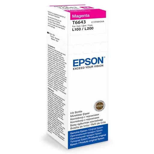 EPSON T6643 (C13T66434A) - originální cartridge, purpurová, 70ml