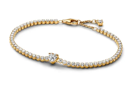 Pandora Romantický pozlacený náramek Shine Timeless 560041C01 20 cm