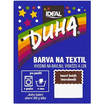 DUHA barva na textil hnědá 15 g (3045200475415)