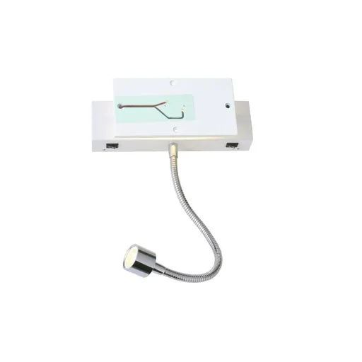 VÝPRODEJ VZORKU BIG WHITE MANA, nástěnné světlo, bodové, LED, 3000K, bílé / chrom, š/v/h 20/7,9/6,6 cm 1000615