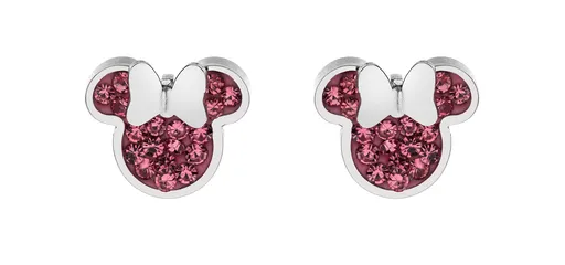Disney Půvabné ocelové pecky se zirkony Minnie Mouse E600177RPL-B.CS