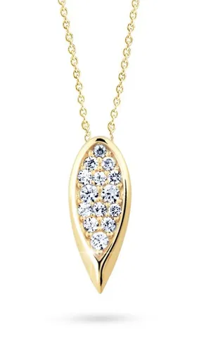 Cutie Jewellery Třpytivý přívěsek ze žlutého zlata Z3065-40-10-X-1