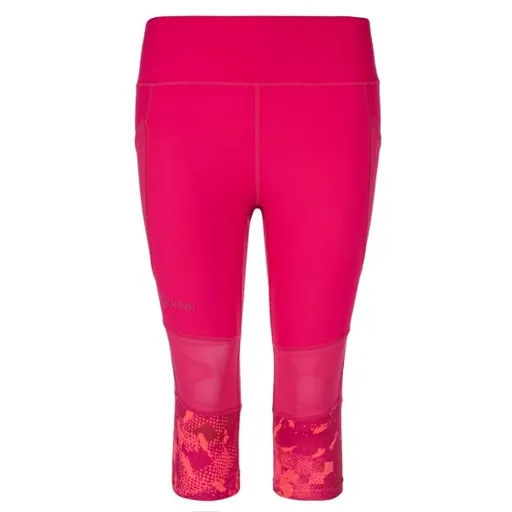 KILPI SOLAS Dámské 3/4 legíny, růžová, velikost