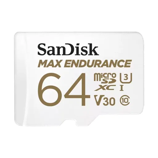 SanDisk MAX ENDURANCE microSDXC 64GB + adaptér
