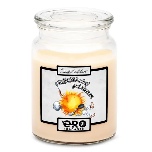 Svíčka Kuchař pod sluncem (Vůně svíčky: Vanilka)