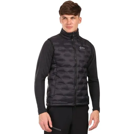 KILPI NAI Pánská zateplená vesta, černá, velikost