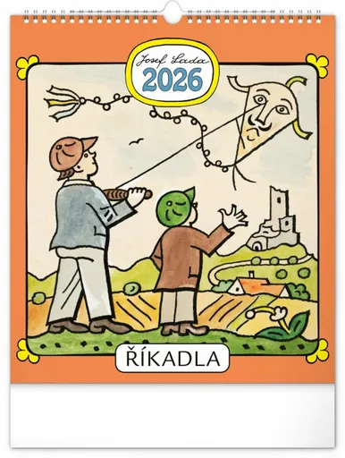 Josef Lada Říkadla 2026 - nástěnný kalendář