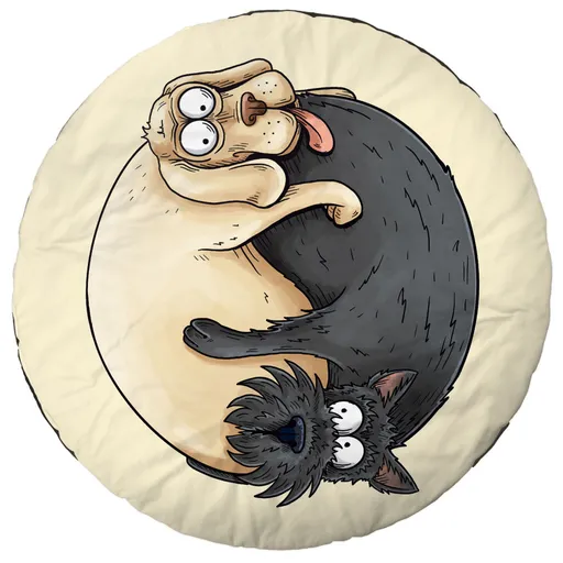 Hrací kobereček Jin Jang pes