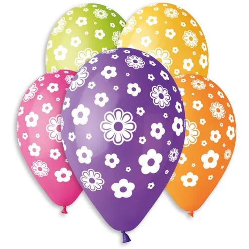 Smart Balloons Balonky nafukovací květiny průměr 30cm 5ks