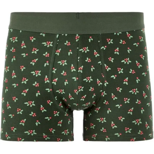 CELIO XMIBOHOLLY Pánské boxerky v dárkovém balení, khaki, velikost