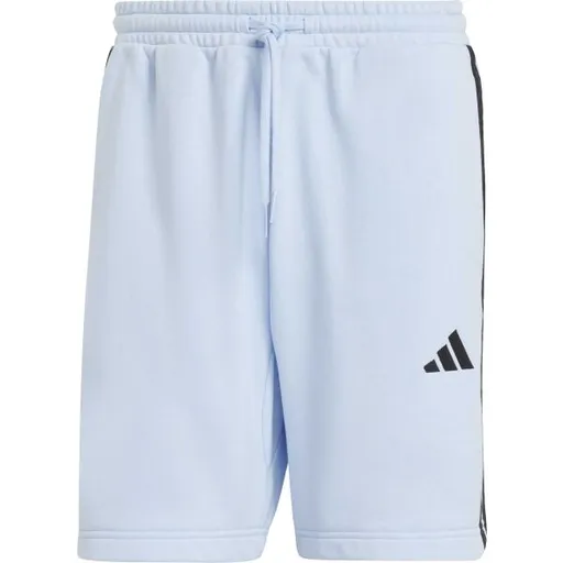adidas ESSENTIALS 3-STRIPES SHORTS Pánské kraťasy, světle modrá, velikost XXL