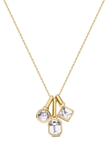 Brosway Pozlacený náhrdelník s přívěsky Symphonia BYM190 (řetízek, 3x přívěsek)