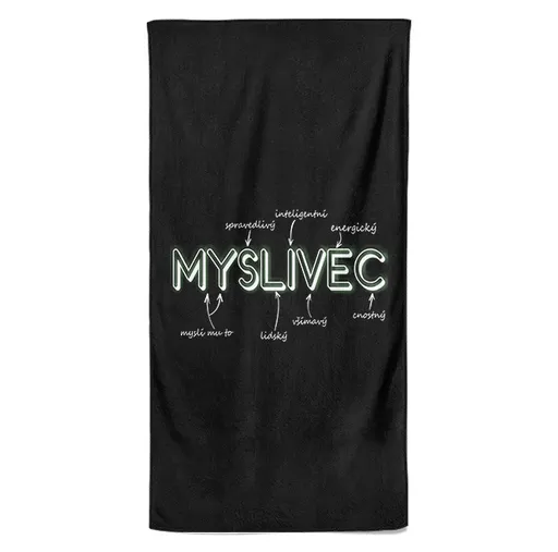 Osuška Myslivec – vlastnosti (Velikost osušky: 70x140cm)