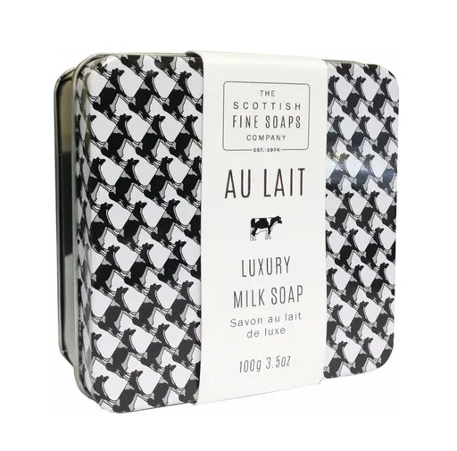 Scottish Fine Soaps Au Lait Mýdlo v plechové dóze 100 g