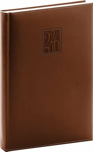 Denní diář 2026 Panama hnědý