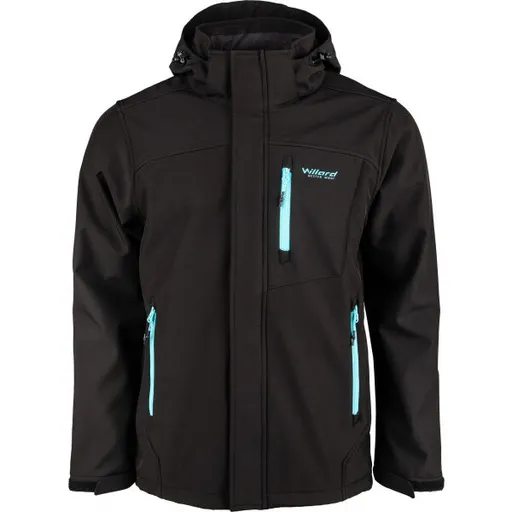 Willard MARCIO Pánská softshellová bunda, černá, velikost
