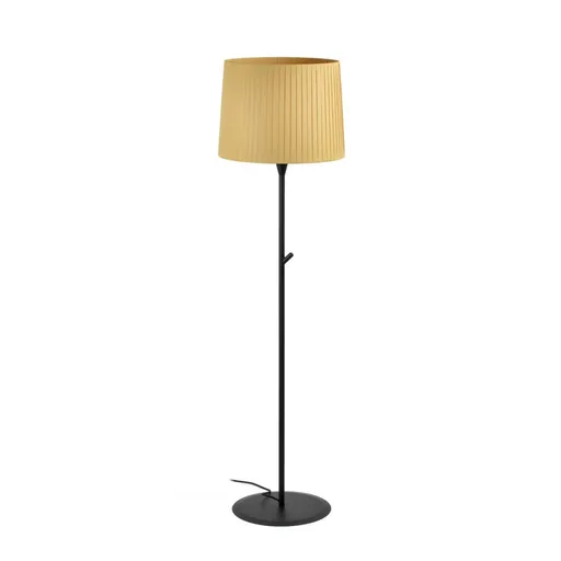 FARO SAMBA černá/skládaná žlutá stojací lampa