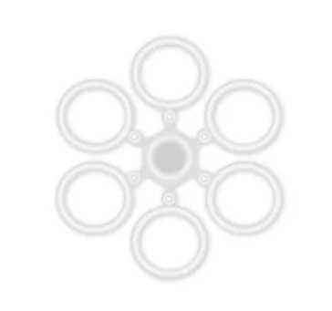 Delphin gumičky na nástrahy baitfix - velikost s 5 mm