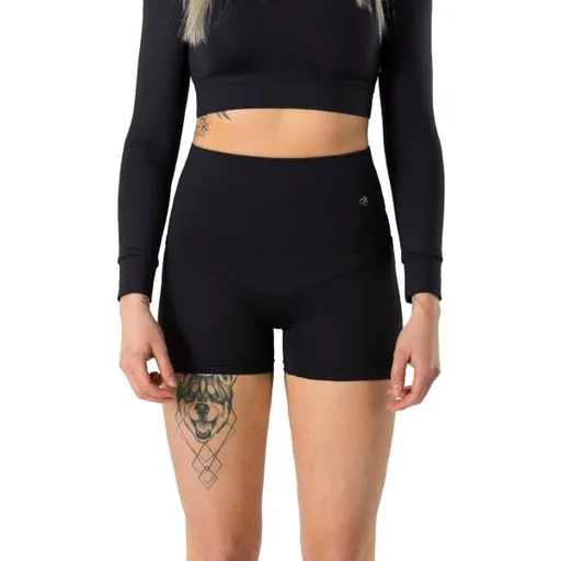 GOLDBEE PULL-DOWN SHORTS Dámské stahovací kraťásky, černá, velikost XXXL