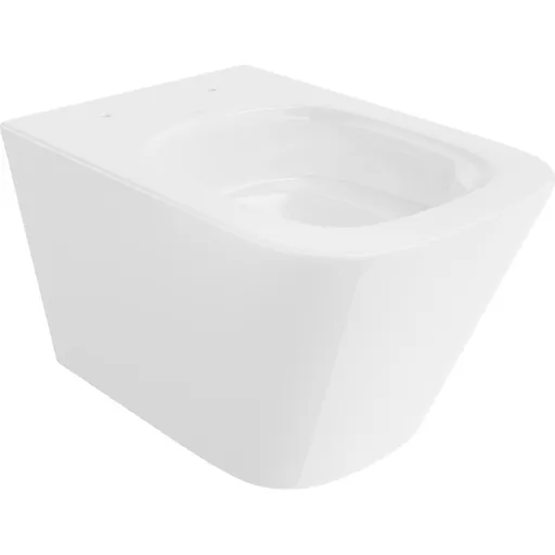 MEXEN Teo Závěsná WC mísa Rimless Tornado, bílá lesk 3385XX00T