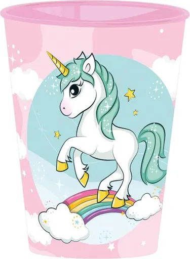 STOR Plastový kelímek jednorožec 260ml