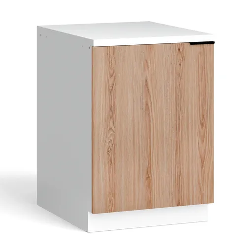 Blumfeldt WoodVista spodní skříňka dřezu, Robustní, Soft-Close závěsy, Hliníkové rukojeti