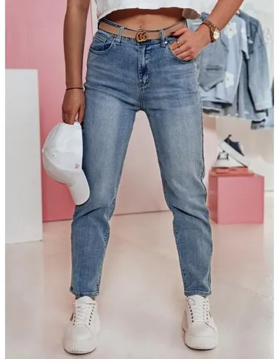 Dámské džínové kalhoty mom fit COMFYNIT