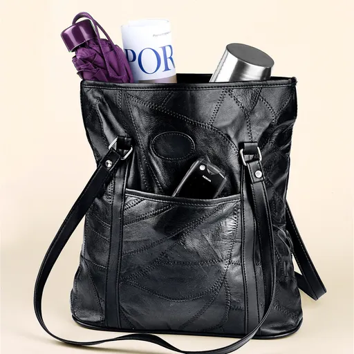 Kožená taška  Patchwork